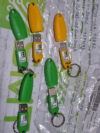 DESkey GREEN & YELLOW DONGLE USB