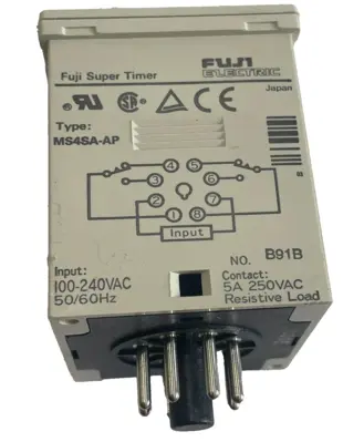 NEW FUJI MS4SA-AP TIMER 100/240VAC 50/60HZ MS4SAAP