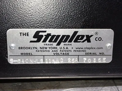 Used STAPLEX S640NHLS Miscellaneous Packaging Equipment Ohio US | HGR 24 #756684