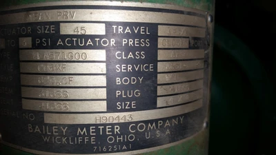 Fisher 4" 600 FLG WCB Stainless 667 E Control Valve