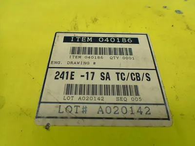 New | in-Stock CHESTERTON 241E17 SA/ TC/CB/S Miscellaneous MRO Ohio US | HGR 24 #902689