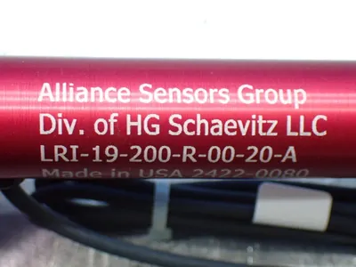 New | in-Stock ALLIANCE SENSORS GROUP LRI19200R0020A Sensors Ohio US | HGR 24 #901162