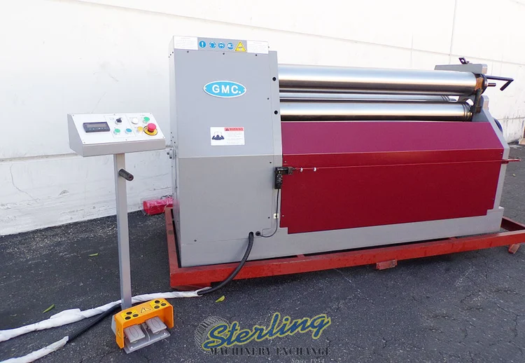 New | in-Stock GMC HBR-0425 Plate Bending Rolls including Pinch California US | Sterling Machinery Exchange #1465792