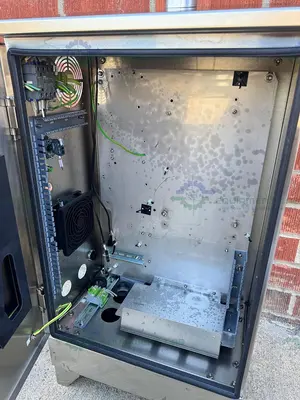Used OPTEL VISION PHARMA PROOF 18X12X36 STAINLESS STEEL ENCLOSURE 120VAC Electronics & Components California US | Equipment Lab #1453509