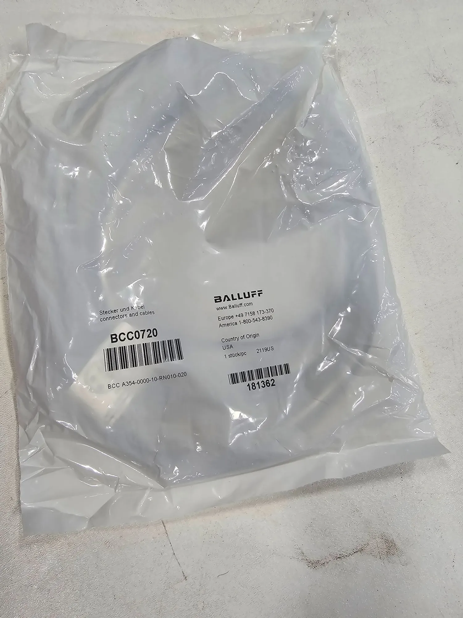 NEW BALLUFF BCC A354-0000-10-RN010-020