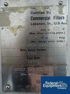 USED Fulflo 8" FULFLO BASKET FILTER, S/S, 150#