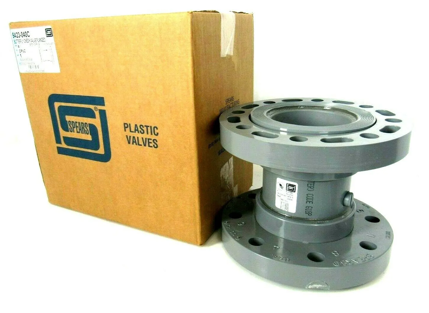NEW SPEARS 5423-040C BUTTERFLY VALVE 4" 5423040C