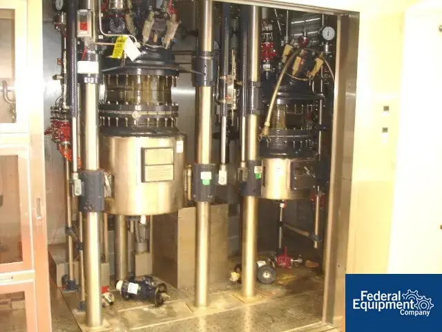 Used R&M Italia 100 Liter R & M Italia Glass Lined Reactor Set Reactors Ohio US | Federal Equipment Company #129247