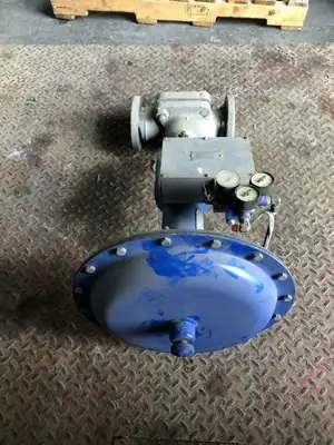Kieley & Mueller 1350-02 2″ Steel Pneumatic Actuated Plug Valve w/ Positioner
