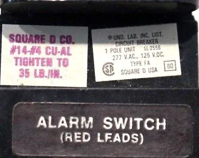 2 NEW SQUARE D FA14030C CIRCUIT BREAKERS FA14030C2100