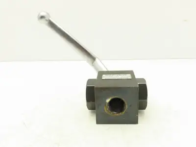 Hirose F-HBV-Y-T06-1832 3-Way Ball Valve 3/4"npt High Pressure