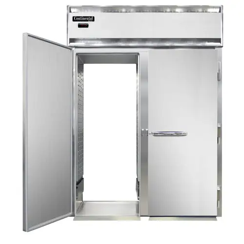Continental DL2WI-RT Full Height Insulated Roll Thru Heated Cabinet W/ (1) Rack Capacity, 208-230v/1ph