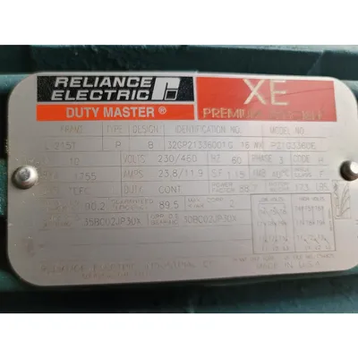 Used 20,000 CFM @ 2" SP 10HP Backward Incline Centrifugal Fan