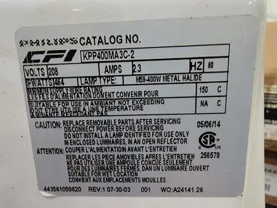 NEW CANLYTE KPP400MA3C-2