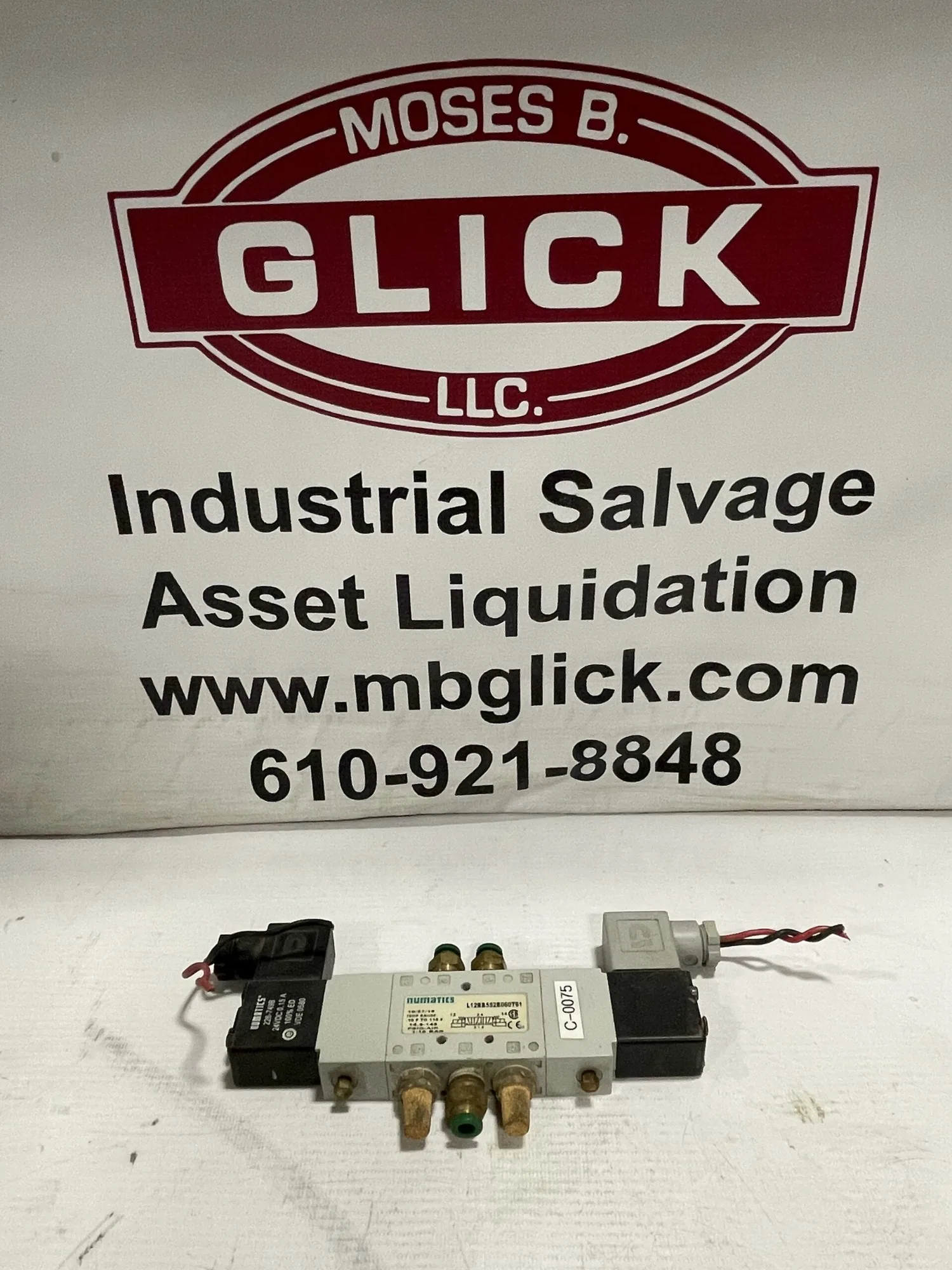 Numatics L12BB552B060T61 4/3 1/4” Directional Control Valve 14.5-145PSI