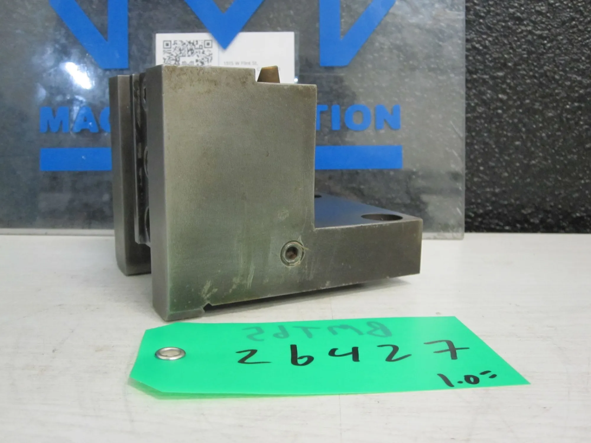 (As-Is)  BMT65 1.0" OD Turning Tool Shank Holder Static 70 x 73 mm