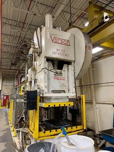 Used VERSON 150 O.B.I. O.B.I. Presses Michigan US | Midwest Press and Automation #564232