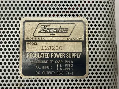 New | in-Stock ACOPIAN 12J200 Miscellaneous Equipment (Electrical & Power) | Surplus Asset Holdings #1202949