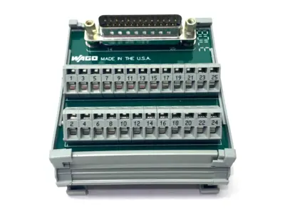 Used WAGO Rev. B D-Sub Module 25-Pin Printed Circuit Boards (PCB) Michigan US | Maverick Industrial Sales #1393546