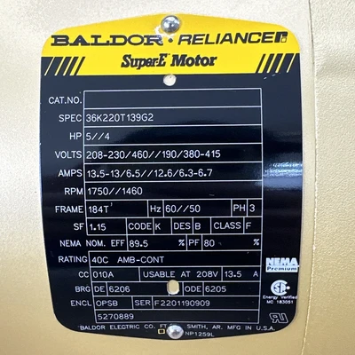 NEW Baldor 5270889