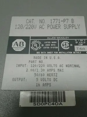 USED ALLEN-BRADLEY 1771-P7/B