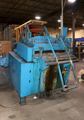 24" COOPER WEYMOUTH 7 ROLL MOTORIZED POWERED COIL STRIP STRAIGHTENER: STOCK #23702