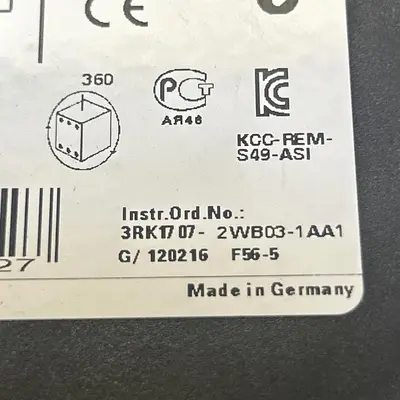 Used SIEMENS 3RK1205-0BE00-0AA2 Miscellaneous Equipment (Electrical & Power) | Surplus Asset Holdings #1193013
