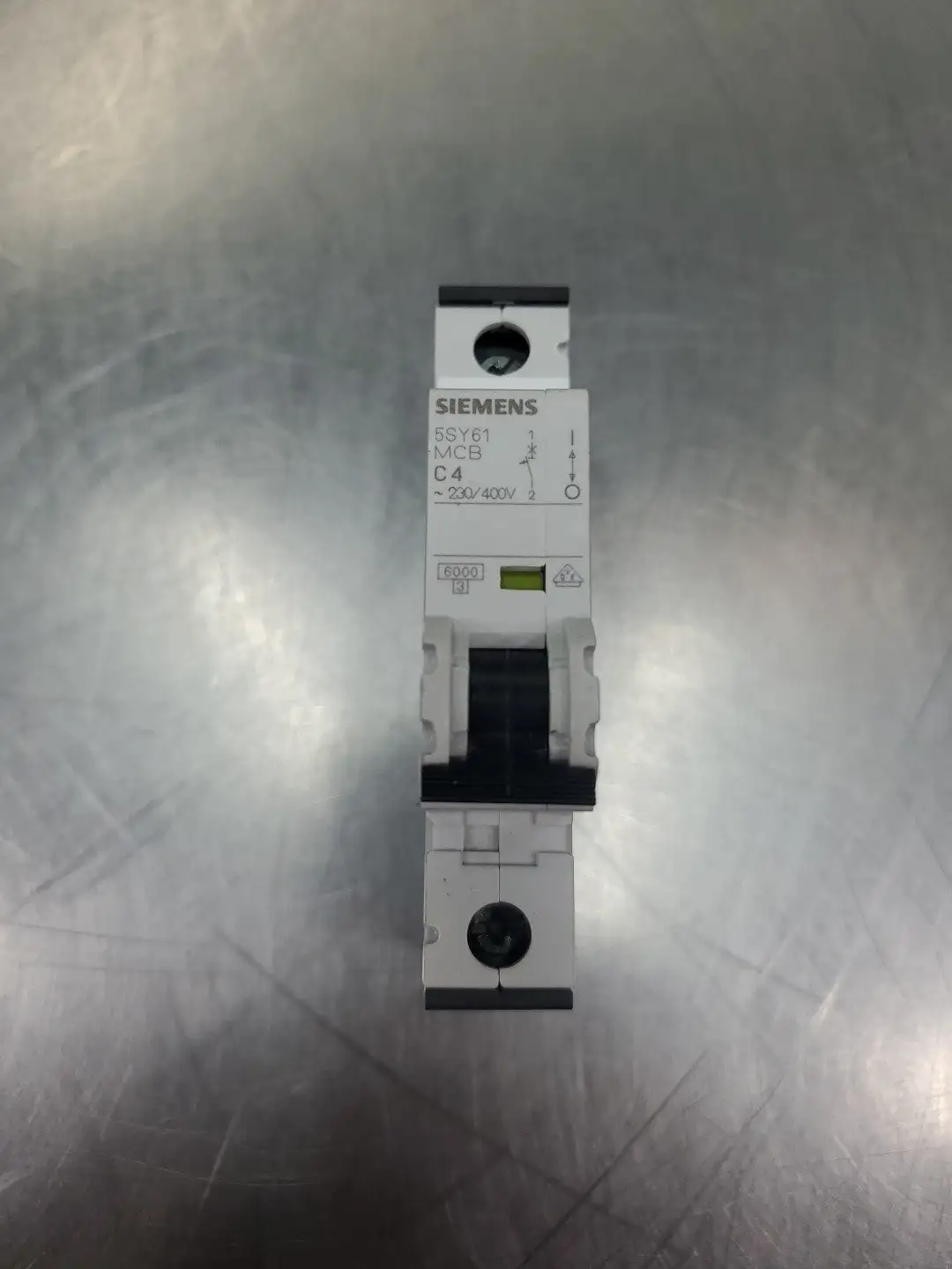 USED Siemens 5SY61 MCB C4 Circuit Breaker, 5SY6104-7