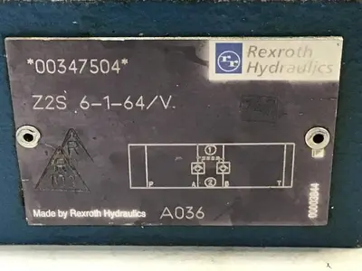 USED MANNESMANN REXROTH Z2S6164V