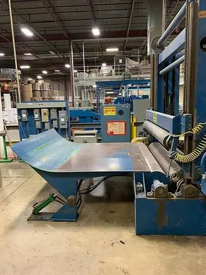 USED PACIFIC MACHINE DESIGN TWO DRUM WINDER