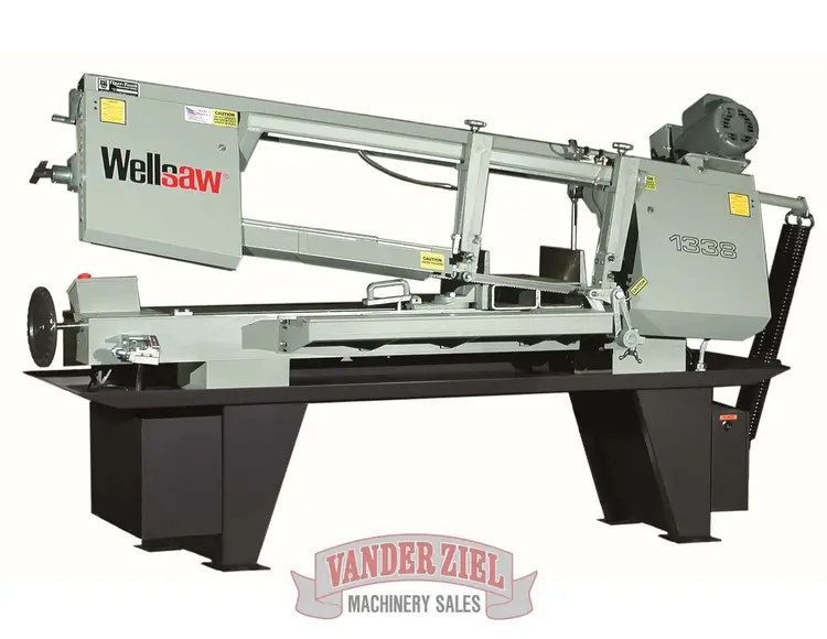 New | in-Stock WELLSAW 1338 Horizontal Band Saws Michigan US | Vander Ziel Machinery Sales #480364