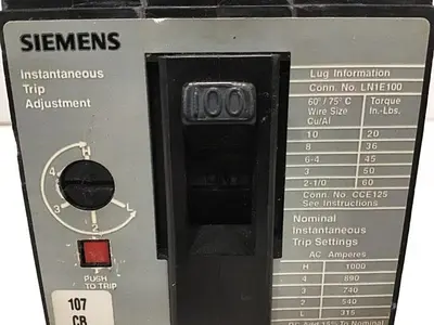 USED SIEMENS ED63A100