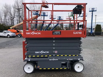 New | in-Stock 2024 SKYJACK SJ4740 E ELECTRIC SCISSOR LIFT Scissor Lifters Alberta CA | Adcock Equipment #1417675