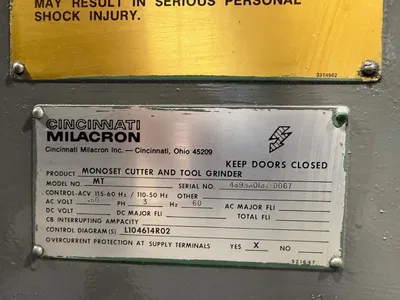 CINCINNATI MILACRON MONOSET Grinders | GMT (13)