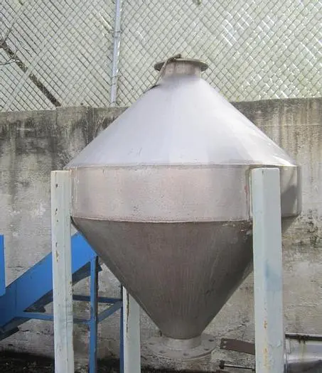 Tank, 100 Gallon, S/st, CT/CB, 30" X 6", 22-1/2" Cone #S738882