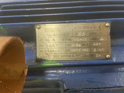 4kW Stainless Steel Coolant Pump 3447M 460V 3PH  2” x 7”