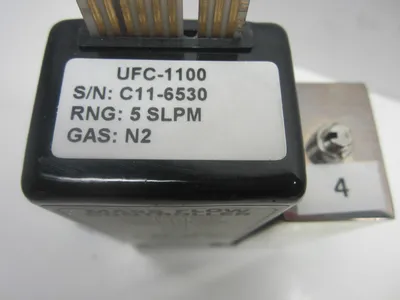 USED Unit Instruments UFC-1100 Mass Flow Controller 5 SLPM Gas N2 UFC1100