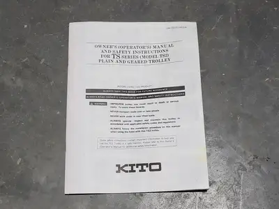New | in-Stock KITO TS2-7561 Material Handling (misc) British Columbia CA | Lenmark #1426278