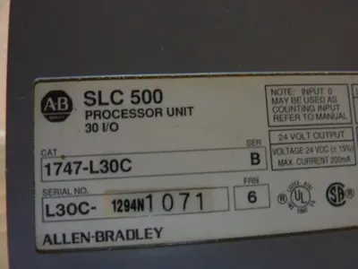 USED ALLEN BRADLEY 1747-L30C SER B