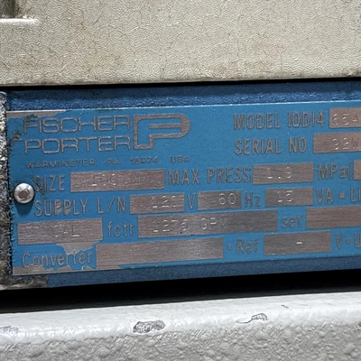 Used Fischer Porter 10D14-65AE15PB22AD16AA/NS Meters - Misc Indiana US | J&J Industrial Supply #1424186