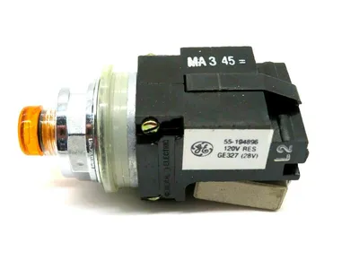 GENERAL ELECTRIC CR104E4221 PUSHBUTTON 120VAC AMBER