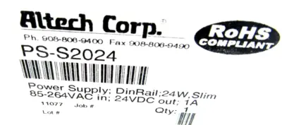 NEW ALTECH CORP. PS-S2024 POWER SUPPLY PSS2024