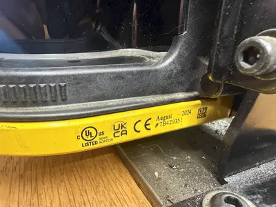 2024 KEYENCE MODEL SZV04X SAFETY LASER SCANNER, MULTI-FUNCTION TYPE, WITH CAMERA FUNCTION: YOBRO #24838