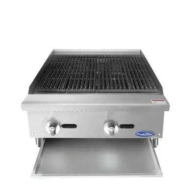 New | in-Stock Atosa New Atosa ATRC-24 HD 24" Countertop Gas Radiant Broiler with Total 70,000 BTU Broilers Illinois US | Falcon Restaurant Supply #1375234