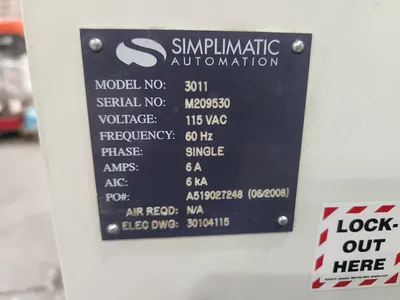 2008 Simplimatic Automation 3011 Conveyor | Tekmart International Inc. (5)