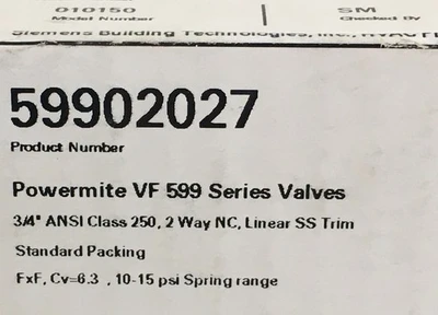NEW Siemens 5990-2027