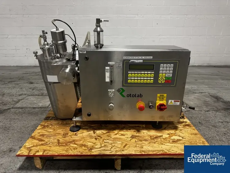 Used Zanchetta 1.8 Liter Zanchetta Rotolab Mixer, S/S Granulators Ohio US | Federal Equipment Company #230893
