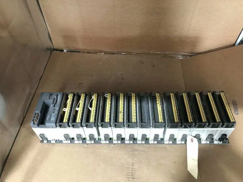 Modicon PC-A984-145 PLC CPU Module 8K Memory w/ MB Plus & 13 Various Modules