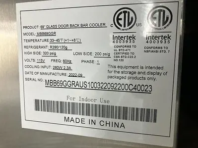 Used ATOSA _UNKNOWN_ Bottle Coolers Georgia US | Southeast Equipment Sales #1312030