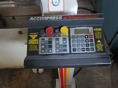USED ACCURPRESS 71008 HYDRAULIC PRESS BRAKE